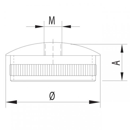 Dibujo técnico Base curva hueca