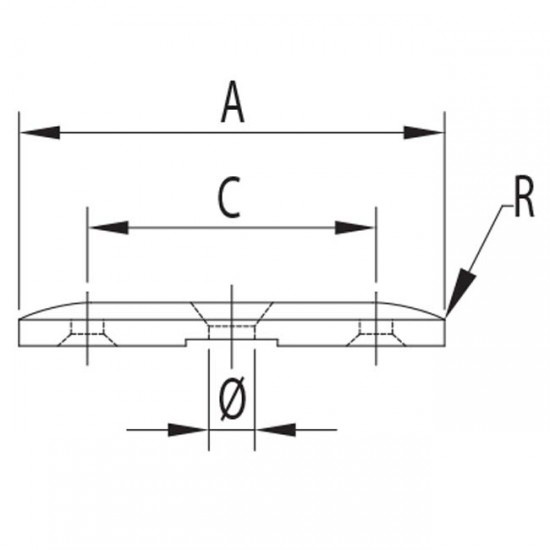 Dibujo técnico Chapa superior soporte